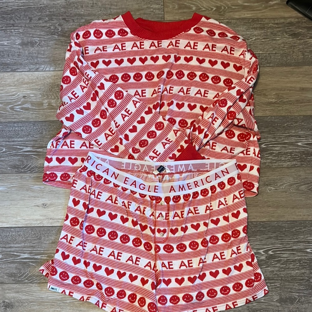 American Eagle Outfitters Red Pajamas